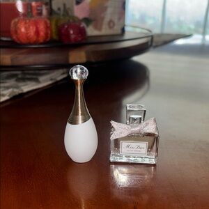 Dior Perfume Set with Crystal Accents